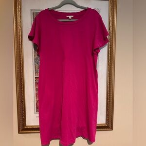 Women's Pink T-Shirt Dress